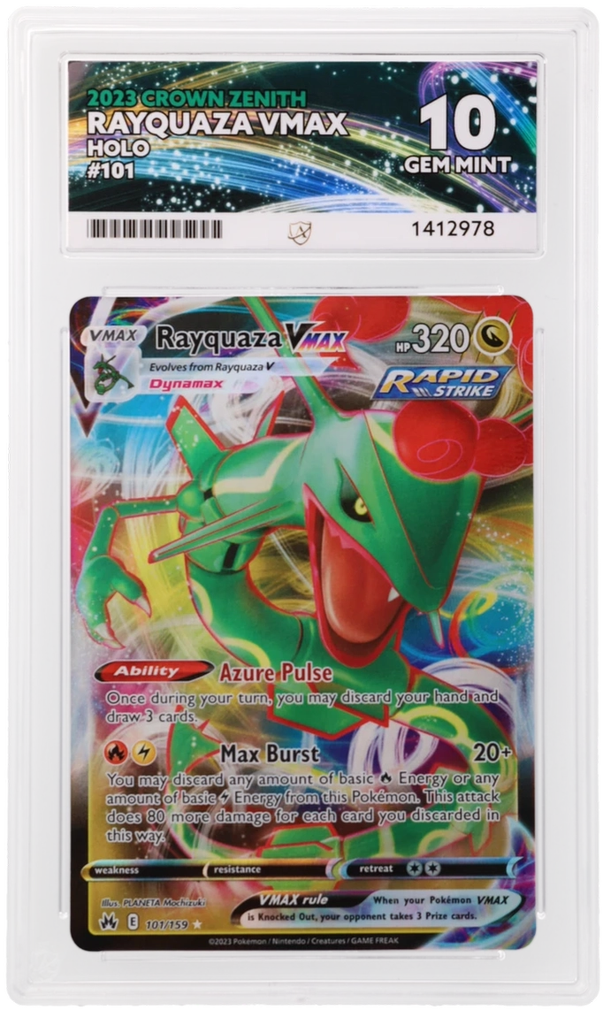 Rayquaza VMAX, Ace Grading 10