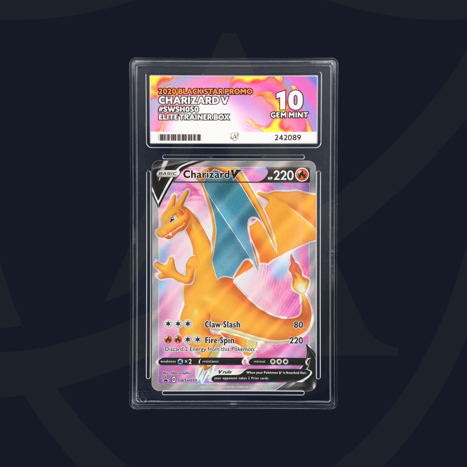 pokemon champion's path charizard v promo card Pokemon TCG: Champion Path #050 Charizard V PSA 10