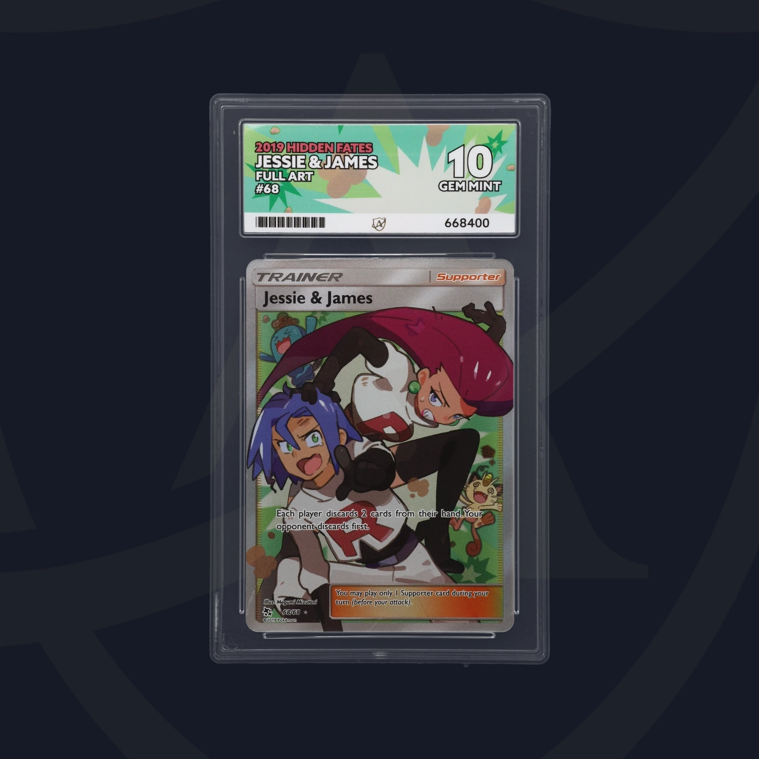 Cert #668400 - 2019 - Jessie & James - Hidden Fates - 68/68 - Full